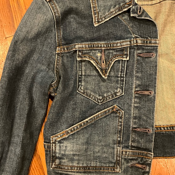 Levi’s cropped denim jacket let - Picture 4 of 6